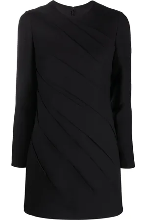 VALENTINO GARAVANI Long-sleeve gathered minidress