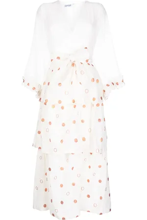 Baruni Polka dot pattern evening gown