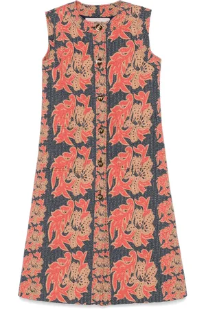 VALENTINO GARAVANI Floral-jacquard coat