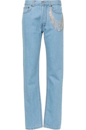Forte Dei Marmi Crystal-embellished straight leg jeans