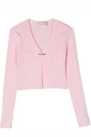 Twin-Set Long-sleeved ribbed cardigan