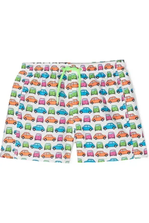 MC2 SAINT BARTH Graphic-print swimming shorts