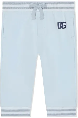 Dolce & Gabbana Logo-embroidered cotton track pants