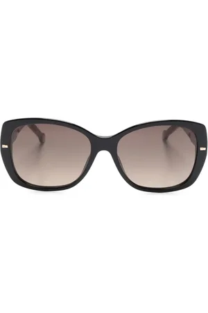 Carolina Herrera Oversized-frame tinted sunglasses