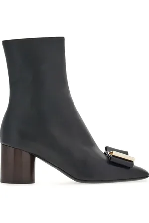 Salvatore Ferragamo 60mm bow-detail ankle boots