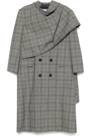 Balenciaga Asymmetric double-breasted coat