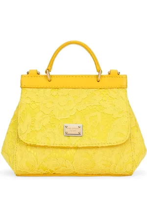Dolce & Gabbana Corded-lace satin tote bag