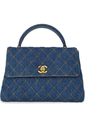 CHANEL 1997 Kelly 25 denim tote bag