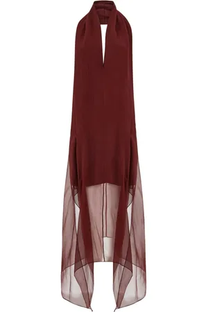 Salvatore Ferragamo Halterneck silk dress
