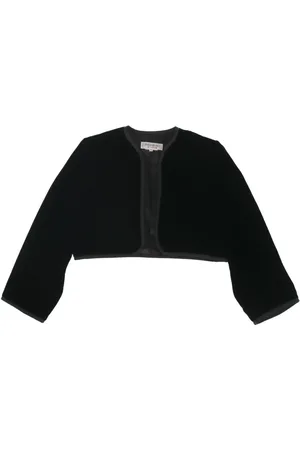 Saint Laurent 1980 velvet cropped jacket