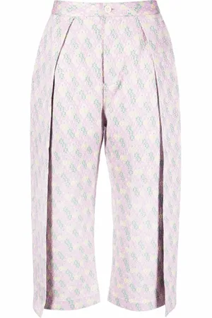 HENRIK VIBSKOV Flip floral-jacquard trousers