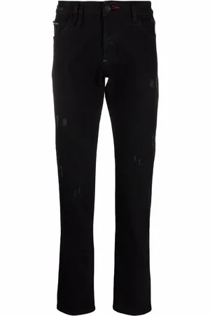 Philipp Plein Straight-cut denim jeans