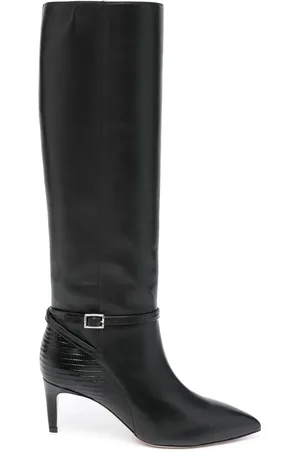 PARIS TEXAS 70mm pointed-toe leather boots