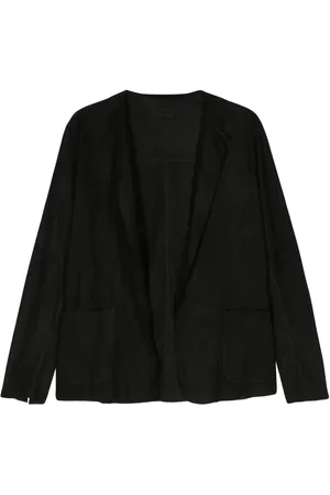 SALVATORE SANTORO Open-front suede blazer