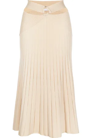 Simkhai Arabella compact ribbed-knit skirt