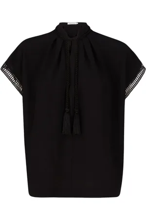 SIMONA CORSELLINI Cap sleeves blouse