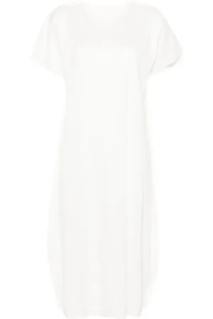 PLEATS PLEASE ISSEY MIYAKE A-Poc Form ribbed midi dress