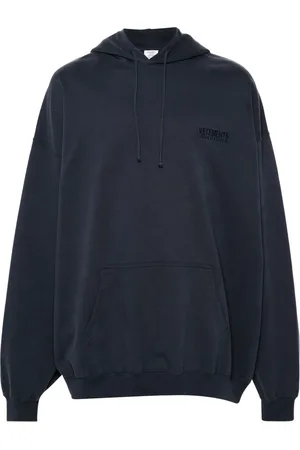 Vetements Logo-embroidered hoodie