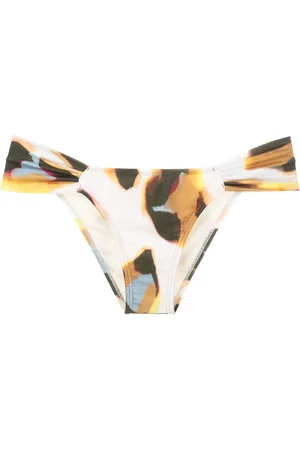 Lenny Niemeyer Abstract bandeau bikini bottoms