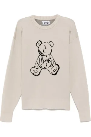 Izzue Bear print jumper