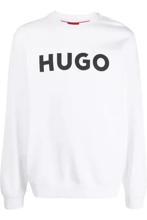 HUGO BOSS Logo-print cotton sweatshirt