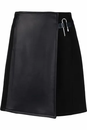 Givenchy Padlock-detail panelled miniskirt