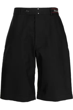 Alexander McQueen Logo-appliqu?? cotton shorts