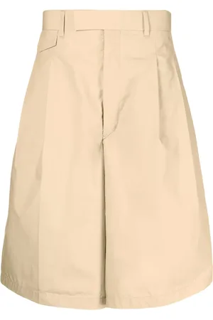 TOGA VIRILIS Wide-leg cotton shorts