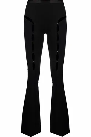RUI Cut out-detail high-waisted trousers