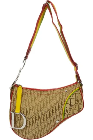 Dior 2004 Rasta Oblique Saddle shoulder bag
