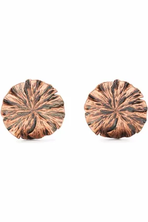 Saint Laurent 1990s textured-finish clip-on earrings