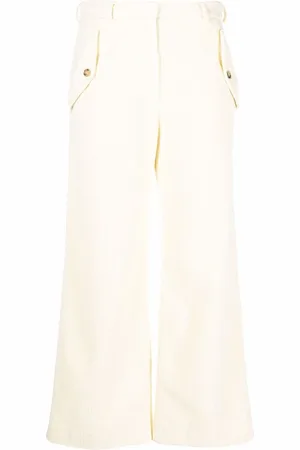 Kenzo Corduroy side flap-pocket trousers