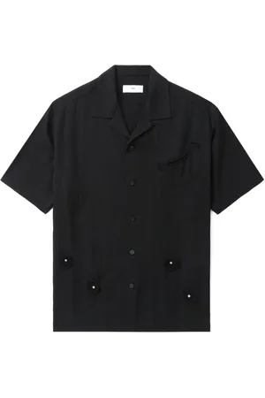 TOGA PULLA Floral-appliqué shirt