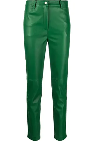 BLANCA Faux-leather trousers