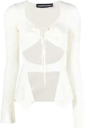 andre damo Asymmetric cut-out top