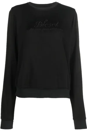 Diesel Embroidered-logo crew neck sweatshirt