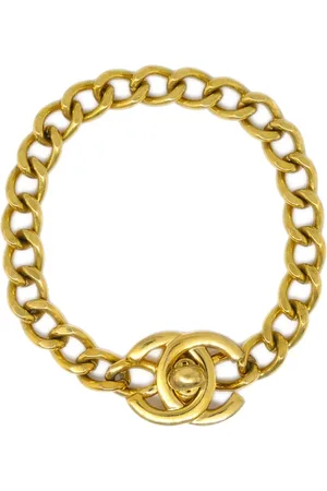 CHANEL 1996 CC turn-lock chain bracelet