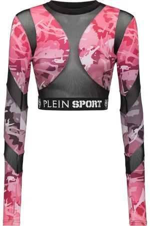Philipp Plein Camouflage-print long-sleeved top