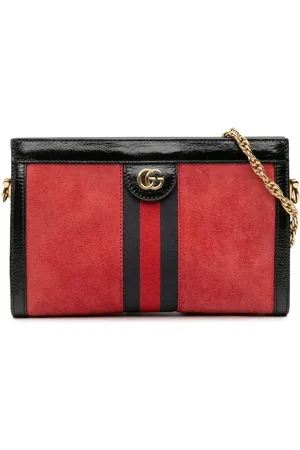 Gucci 2016-2025 Small Suede Ophidia Chain crossbody bag