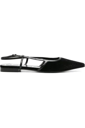 Gucci GG velvet ballerina shoes