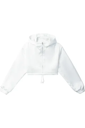 We11 Done Zip-up cropped hoodie