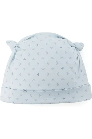Emporio Armani Logo-print cotton beanie
