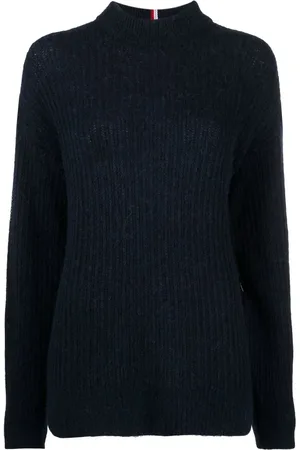 Tommy Hilfiger Logo-plaque knitted jumper