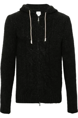 ELEVENTY Cable-knit hoodie