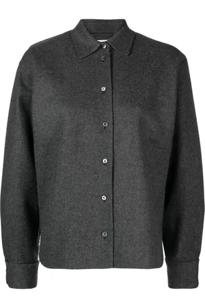 Max Mara Abadan felted-finish shirt jacket