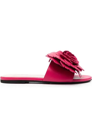 Nº21 Floral-appliqu?? sandals