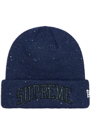 Supreme New Era Metallic Arc beanie hat