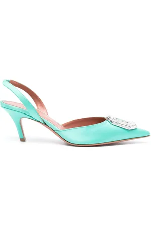 Amina Muaddi Camelia 60mm slingback pumps