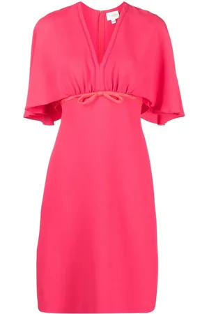Giambattista Valli Bow-detail V-neck dress