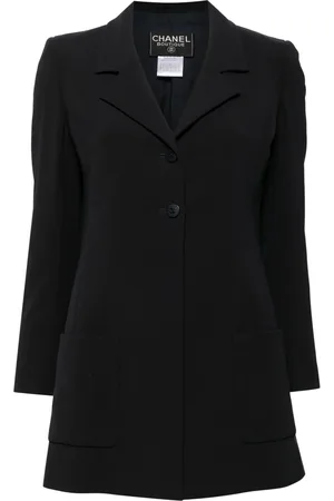 CHANEL 1998 single-breasted wool blazer